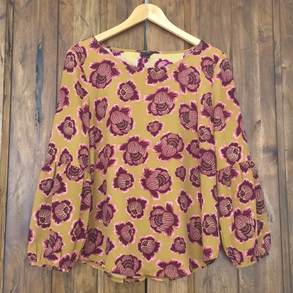 Gold Ann Taylor Blouse